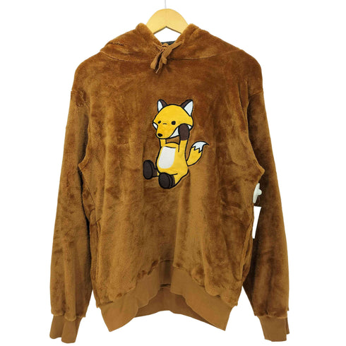 グラニフ graniph コントロールベアフォックス ボアフリースプルオーバーパーカー メンズ JPN:M